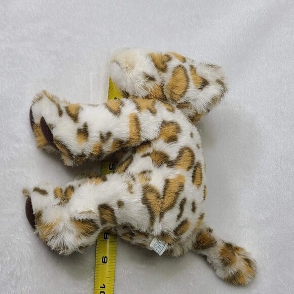 Vintage Justen Products Leopard Cheetah Cub Plush Cat  Stuffed Animal 8" - Picture 9 of 9